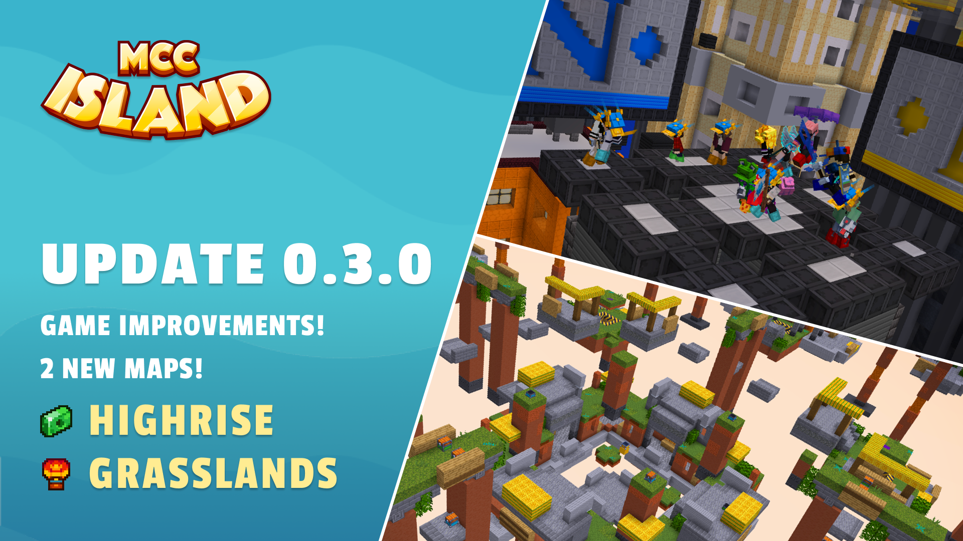 0.3.0 Game Update - New HITW and Sky Battle Maps!